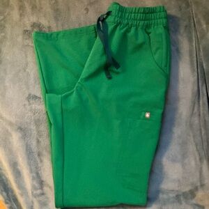 FIGS Evergreen Dowa Scrub Pants Size Medium Tall